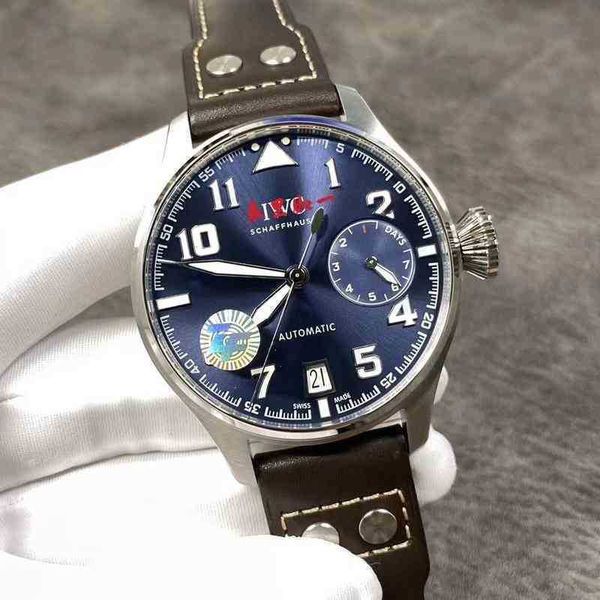 

lw designer luxury multifunctional air overlord big pilot swiss automatic mechanical watch men's produces waterproof the trjy, Slivery;brown