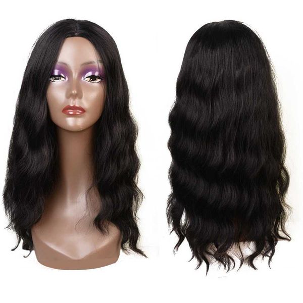 

synthetic wigs selling wig fashion daily long hair big wave curly natural black high temperature silk set 221122