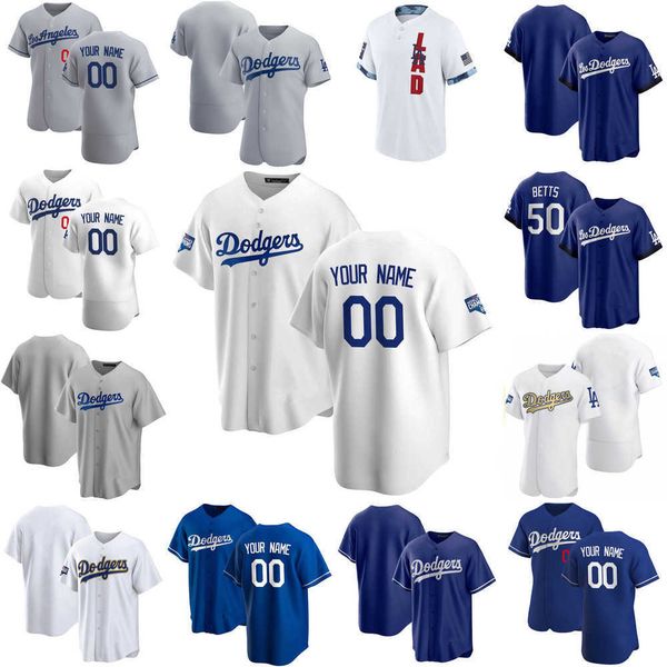 

2022 baseball jerseys custom jersey men women youth los angeles''dodgers''14 enrique hernandez 35 cody bellinger 85 dust, Blue;black