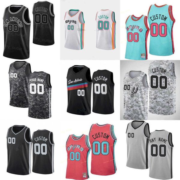 

men women youth san antonio''spurs''custom 26 dominick barlow 55 hall tim 21 duncan tony 9 parker manu 20 ginobili baske, Black;red