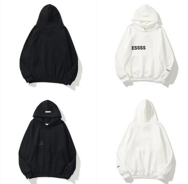 

essentials designer men hoody essentials hoodies pullover sweatshirts loose long sleeve hooded jumper mens highquality women clothing, Black