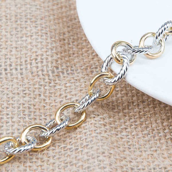 

bangle bracelet mens 18k gold bracelets designer jewelry women bracelet accessories chain charm silver braided fashion 19cm 21cm copper bang, Black