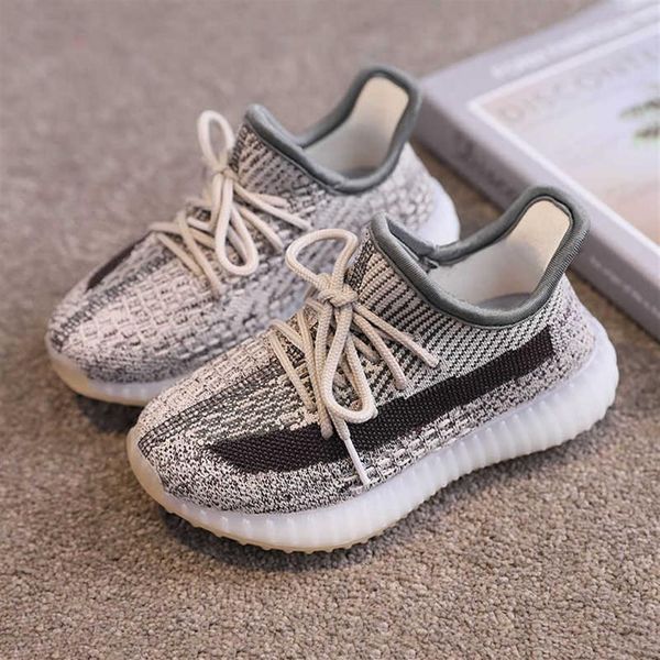 

designer kids shoes sneakers baby knaye west trainers infant children boys and girls chaussures pour enfants summer spring fall gi272q, Black;red