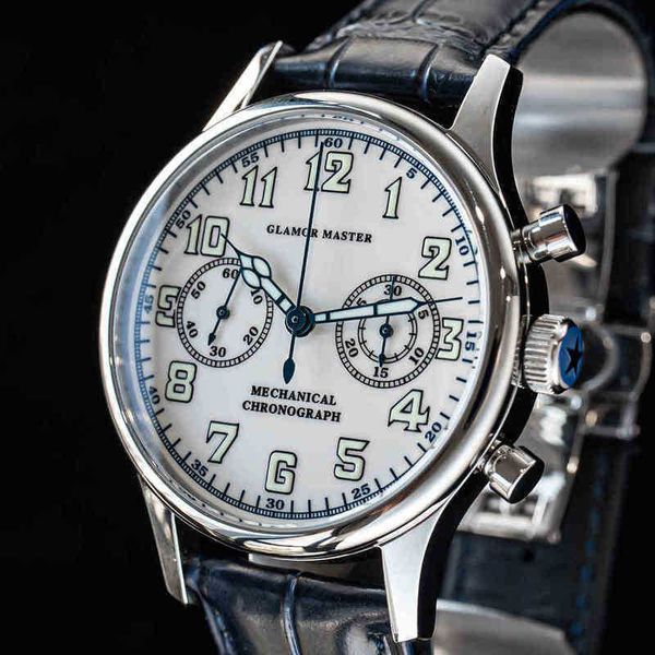 

men's watch steel sapphire waterproof st19 automatic mechanical timing code business retro men, Slivery;brown