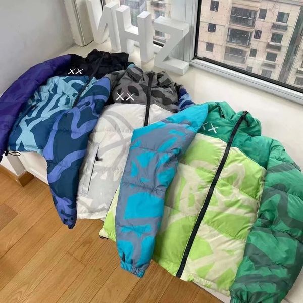

designer puffer jacket white duck down co branded sesame street autumn winter women pure original jacket men plus coat thickening waterproof, Black