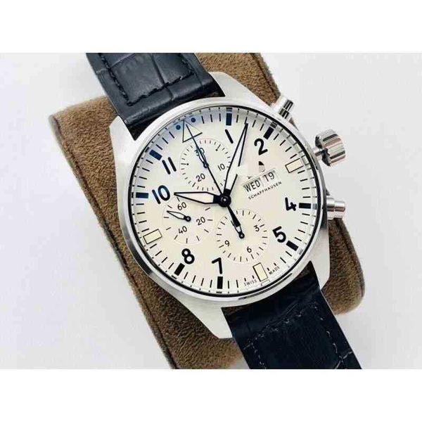 

luxury mens mechanical watch pilot timing swiss automatic men's multifunctional waterproof es wristwatch superclone, Slivery;brown