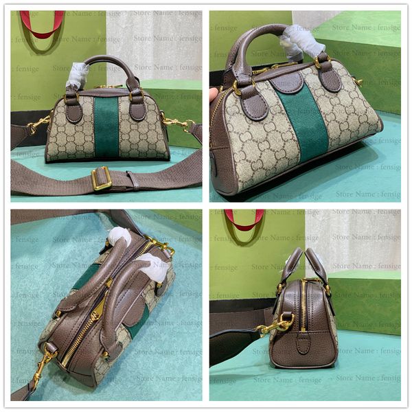 

ophidia double g handbag bowling bag canvas mini tote jacquard denim crossbody 724606 fashion casual designer shoulder bag 724575