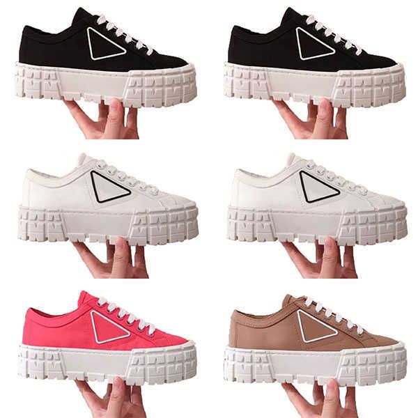 

discount luxurys gabardine ins platform womens casual shoes triple black white red lady fashion flat leisure canvas designers sneaker