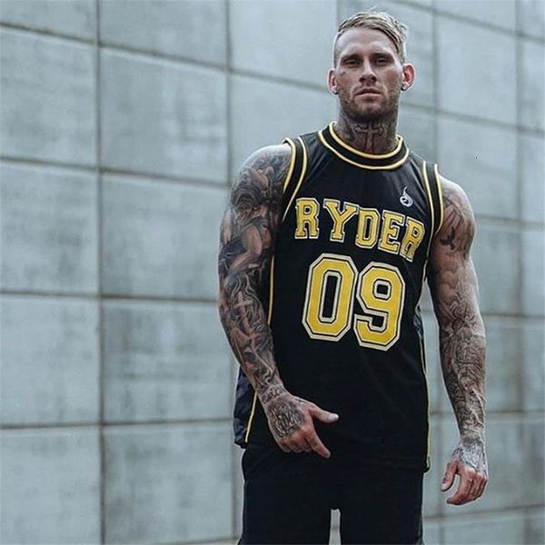

men' tank male summer casual vest men bodybuilding tank gym workout fitness breathable sleeveless shirt clothes stringer singlet 221, White;black