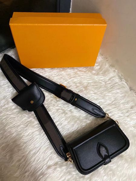 

2022 designer bags combines cowhide and canvas. zip pocket can easily accommodate mobile phone adjustable shoulder strap sliding wallet m698, Red;black