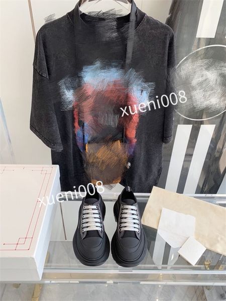 

men women casual dress shoes white golden triple black fashion mens womens leather shoe open low sneakers trainers outdoor sy220506, Red;white