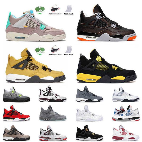 

classic jumpman 4 basketball shoes for womens mens 4s fire red white oreo red thunder taupe haze military black gs motorsport fashion