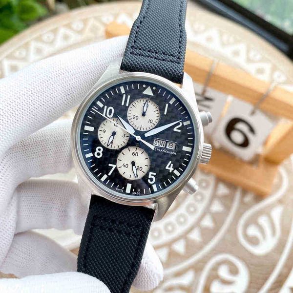 

superclone lw watch designer luxury dial 6-pin pilot complex function timing watch men's automatic mechanical leisure business luminous, Slivery;brown