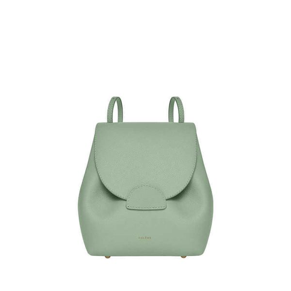 

designer polene female bags backpack women's leather fashion one shoulder high-grade multifunctional backpack