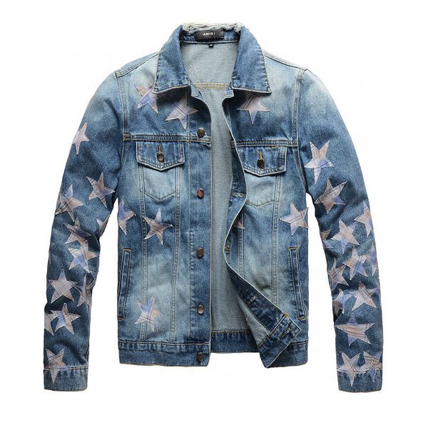 

man denim jacket men women paris casual coats black blue fashion mens designer jackets men clothing 4color, Black;brown