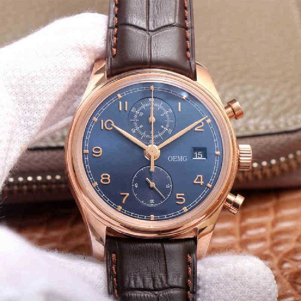 

designer luxury plated men's watches luxuy automatic mechanical gold men oemg iw390301 replica 42mm 18k rose m9jp, Slivery;golden