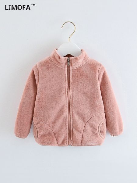 

jackets ljmofa autumn winter kids coats children casual clothes toddler girls warm fleece outerwear for baby boy zipper d160 221121, Blue;gray
