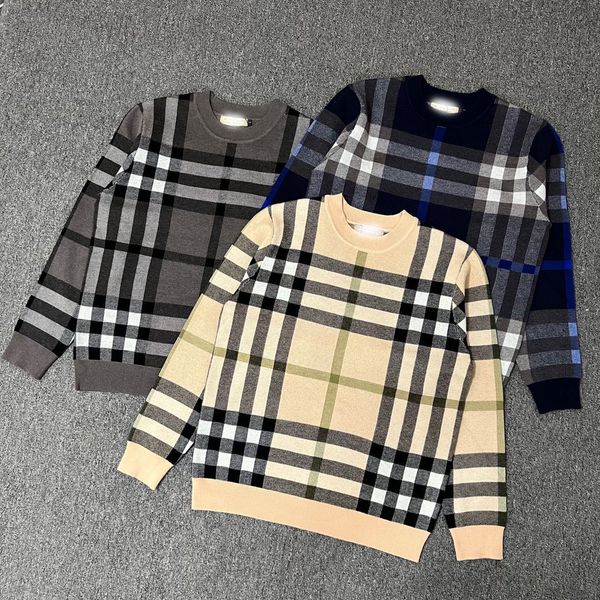 

designer men's sweater warm wool underwear pullover men's in autumn and winter s-2xl, White;black