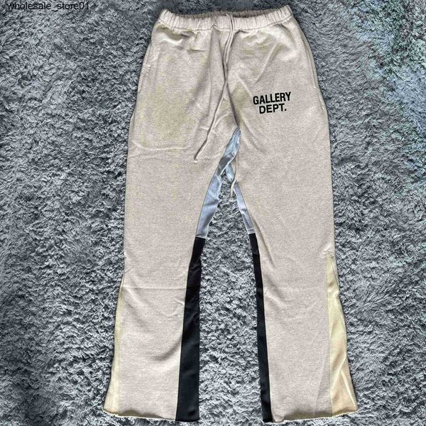 

men's pants designer galery dept fashion brand streetwear loose sport pants, Black