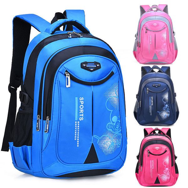 

backpacks children orthopedic back backpack in primary school backpack for boys girls child's nylon book bag kids waterproof backpack 2