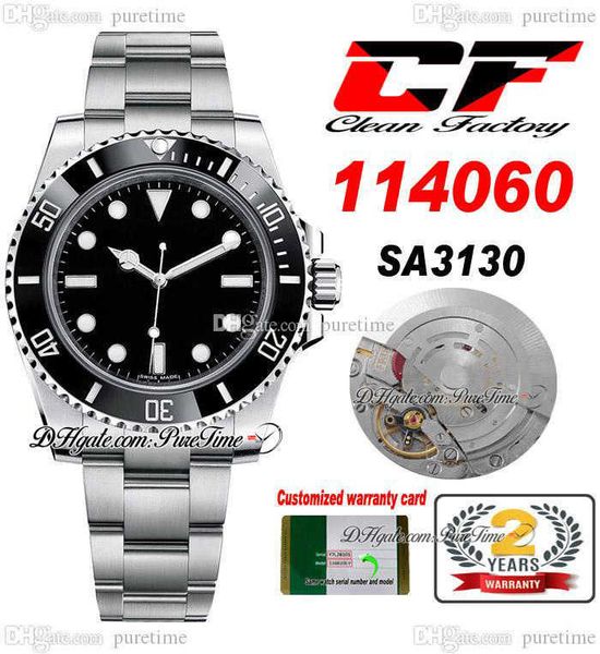 

cake automatic mens watch 40mm ceramic bezel green dial stick markers 904l steel oystersteel bracelet super edition watches puretime c3, Slivery;brown