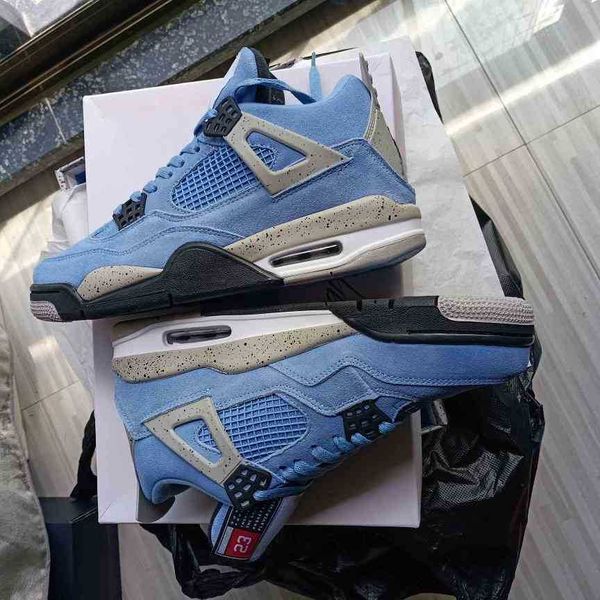 

shoes 4s pine green men 4 se university blue women outdoors sneakers ct8527-400 us 5.5-13, Black