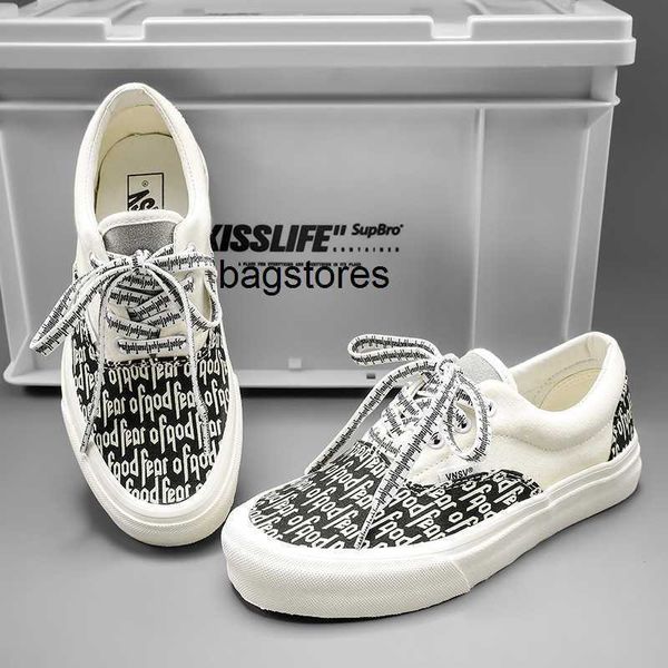 

shoes basketball 22ss canvas men's alphabet printing ess trendy low board