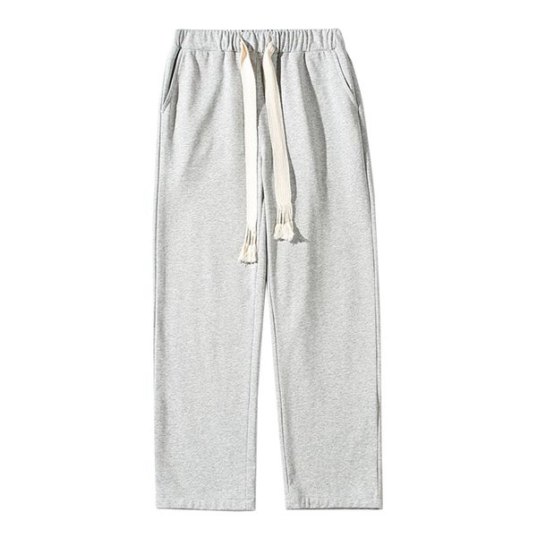 

men's tracksuits casual size solid color trousers loose plus pants tether men's straight spring men's pants mens christmas pa, Gray
