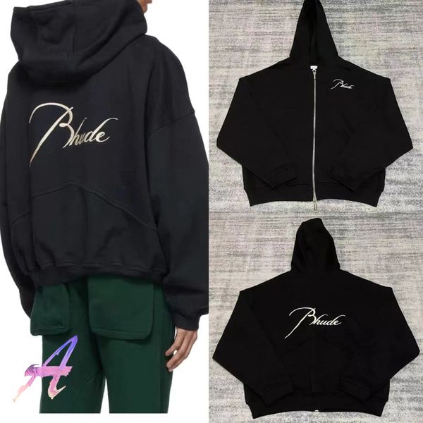 

hoodies zipper cardigan jackets letters embroidered sweatshirt for men women, Black;brown