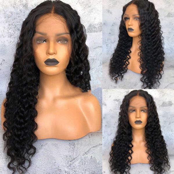 

synthetic wigs wig women's small lace black medium differentiation fiber long curly hair 221122