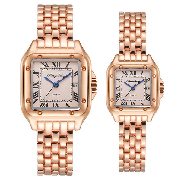 

wristwatches couple watch gold luxury watche men fashion quartz bracelet ladies dress wristwatch clock relogios 221121, Slivery;brown