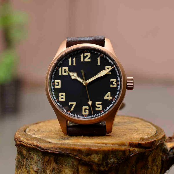 

iwc pilot watch designer luxury mechanical men watches baltany bronze sapphire vintage 100m st2130 sport zsyc, Slivery;black