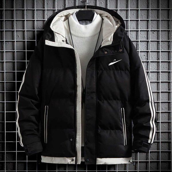 

nikis famous brand nlke classic men and women paragraph resistant winter fashion trend ins proof warm stand collar down jacket top, Black
