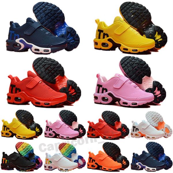 

kids plus tn boy girl children parent-child athletic shoes for baby fashion sneaker black white multi running jogging trainer267s