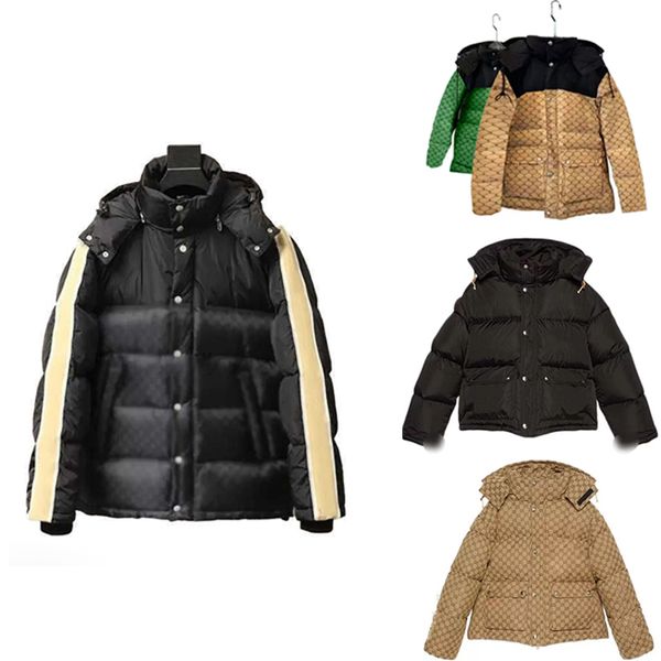 

mens puffer jackets woman designer winter jacket down coats womens fashion outdoor warm feather outfit outwear windbreakers doudoune homme, Black