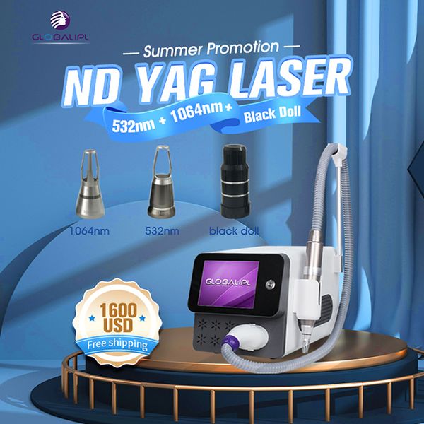 

professional yag nd laser machine for tattoo removal portable device, Black