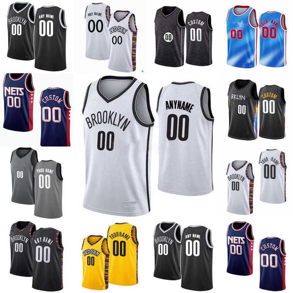 

75th custom brooklyn''nets''21 lamarcus aldridge 31 paul millsap blake 2 griffin 16 james''johnson basketball, Black;red
