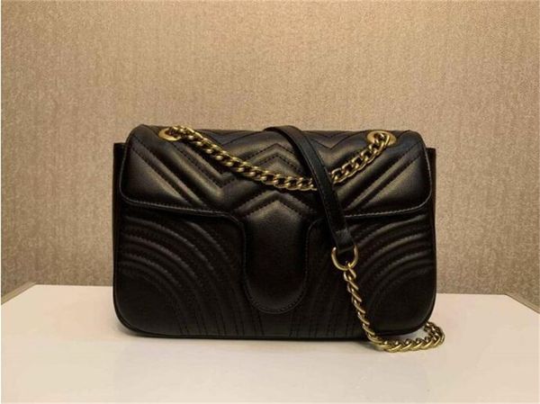 

famous brand women designer shoulder bag leather chain bag cross body pure color womens handbag crossbody bag purse