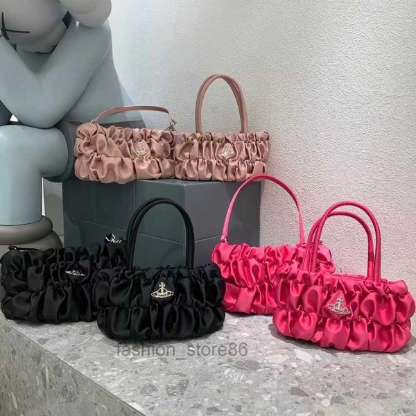 

designer bags vi empress dowager's wrinkled bag new versatile ins satin hand-held armpit bag with trend 91vw fadt