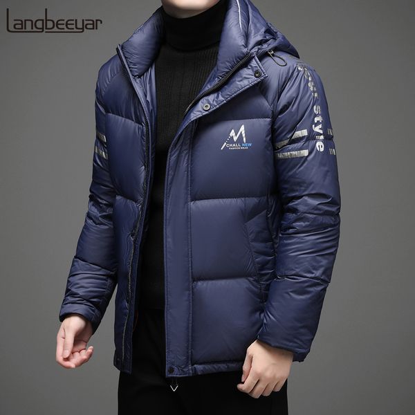 

men's down parkas grade graphene thick warm brand casual fashion jacket windbreaker winter hooded parka coats clothes 221122, Black