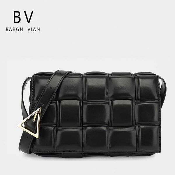 

leather bottegas bag venetas knotted designer handbag bag pillow leather hand woven small square women's single shoulder messenger men&