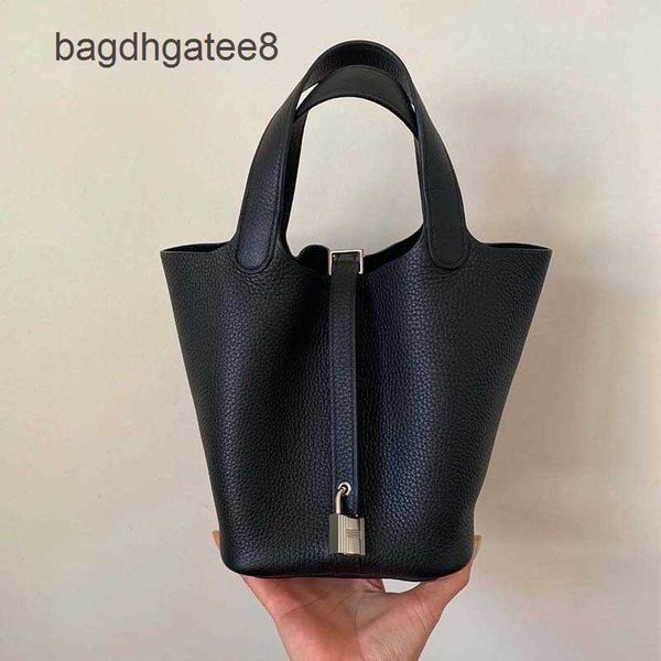 

purse herrme bag bags picotin 2023 basket designer locks cowhide togo vegetable shoulder women's bucket small handbag