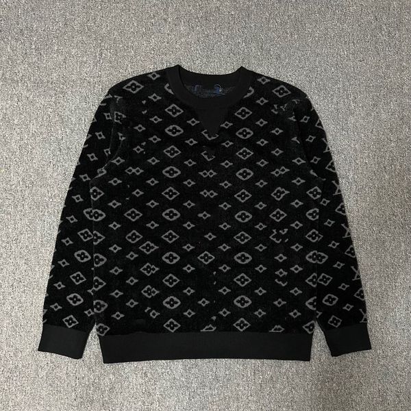 

fashionable fal/winter designer men's sweater crew neck long sleeves tripe lettered hoodie embroidered hip hop sweatshirt women's, White;black