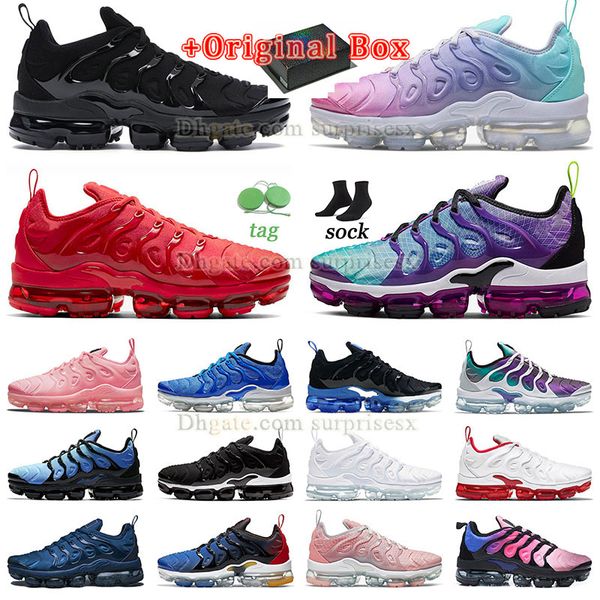 

vapores tn plus vapourmax running shoes vapourmaxs since 1972 triple black white red bleached coral hyper violet cool grey racer blue mens v