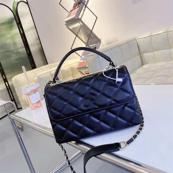 

women's bag casual fashion joker black handbag ringer crossbody bag, Black;red