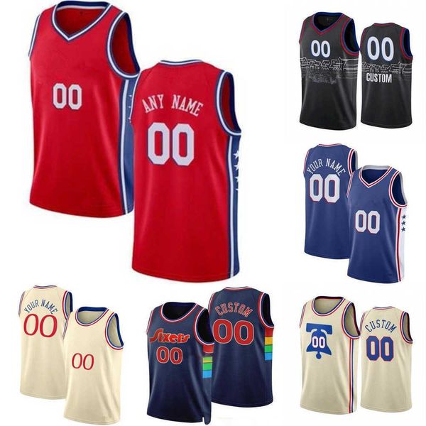 

basketball jerseys 75th mens womens youth philadelphia''76ers''charles 23 bassey danny 14 green isaiah 7 joe 31 seth cur, Black;red