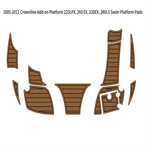 

2005-2011 crownline 225lpx 260ex 220ex 240ls add-on swim platform boat eva floor