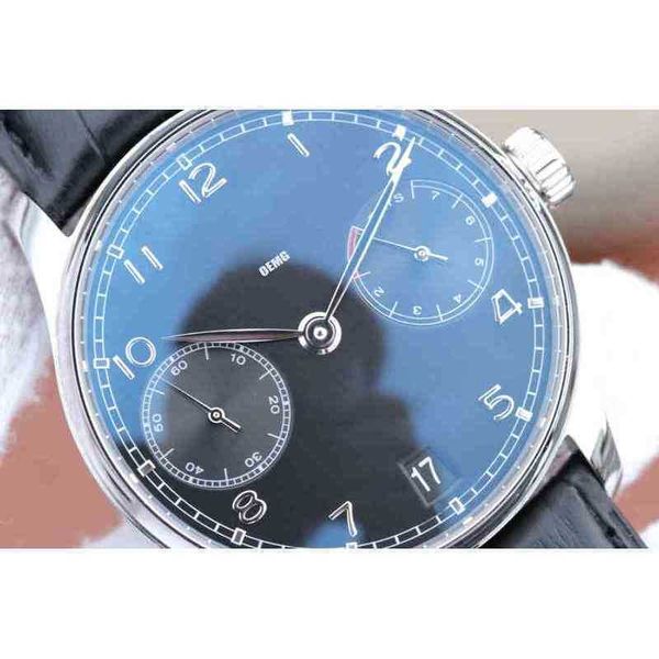 

men watchs i-wc men's watches automatic mechanical oemg iw500703 42.3mm cowhide strap black dial replica top, Slivery;golden