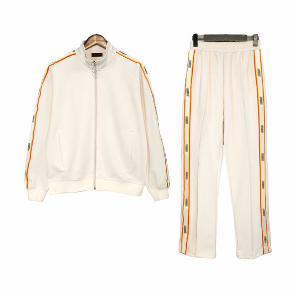 

mens womens designers palm angels hoodie hoodies tracksuits jackets sweatshirts suits long sleeve zipper jacket jogger angels pant letter pr, Gray