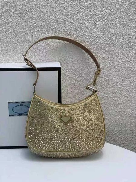 

designer bag p bag fashion luxury designer the same king flash full of rhinestones underarm hand mini bags shoulder cowhide pattern